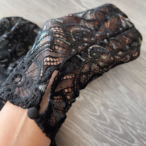 Yumi Kim Size XS Robyn Lace Mini Dress Black - Picture 13 of 15